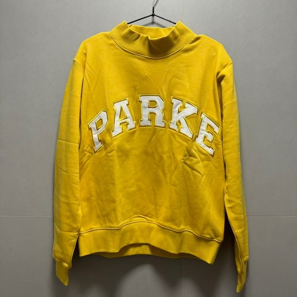 Parke Yellow Women's Sweatshirt with White Accents